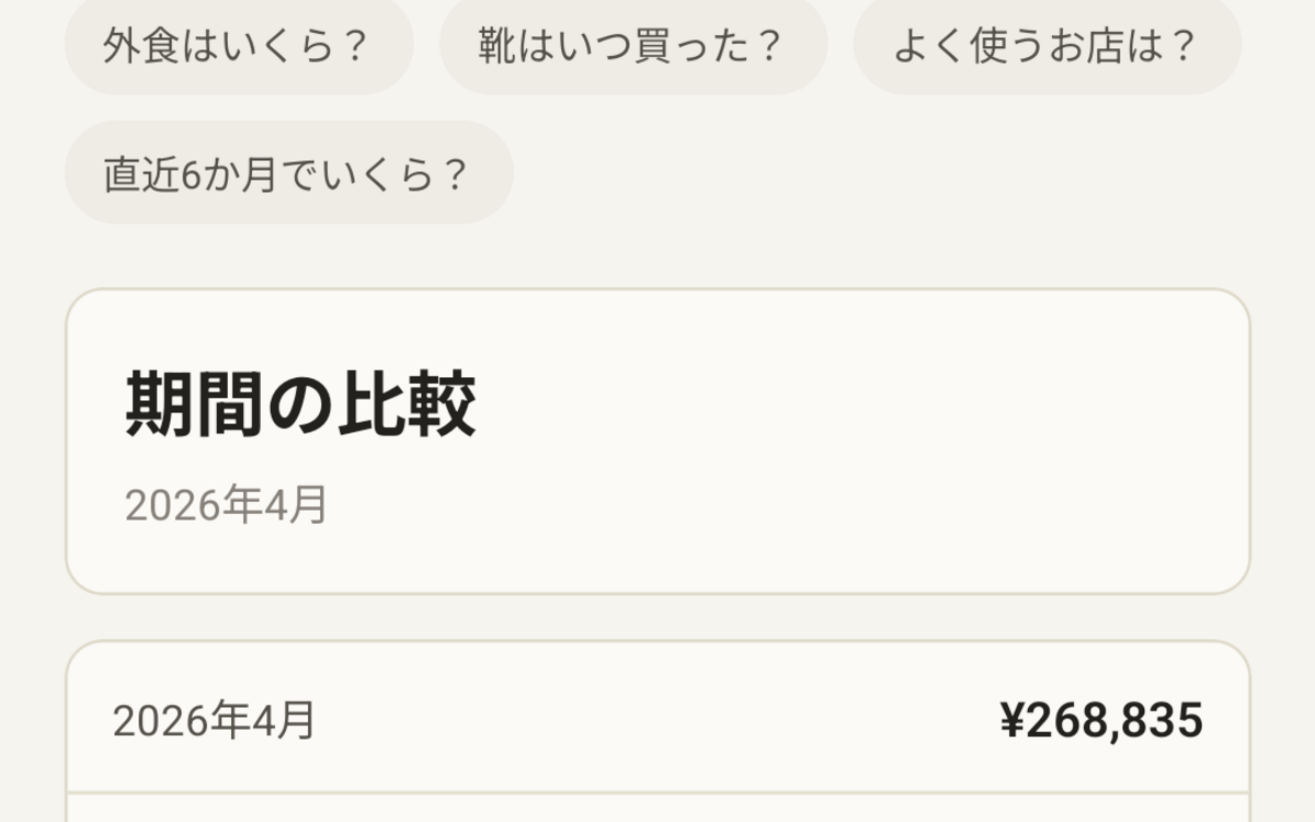 「きく」――ことばで、家計に聞く。